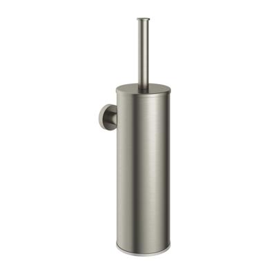 Toiletborstelgarnituur Hotbath Cobber Wandmodel Geborsteld Nikkel