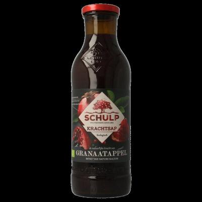 Schulp Krachtsap granaatappel puur bio 750 Milliliter Schulp Krachtsap granaatappel puur bio 750 Milliliter