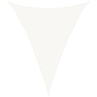 VidaXL Zonnezeil 160 g/m² 4x5x5 m hdpe wit - thumbnail