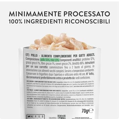 SCHESIR Chicken fillet in jelly - nat kattenvoer - 70g