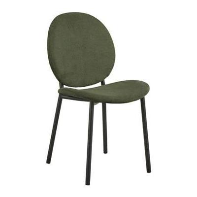 Bendt Eetkamerstoel 'Vic' Geweven stof, kleur Groen
