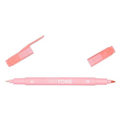 Tombow • twintone dual-tip brushpen peach pink