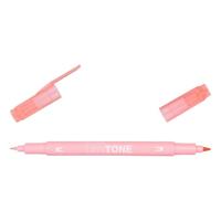 Tombow • twintone dual-tip brushpen peach pink - thumbnail