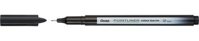 Fineliner pentel pointliner s40-a fijn zwart