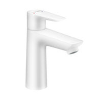 Wastafelmengkraan Talis E HansGrohe 110 Eengreeps Zonder Afvoer Mat Wit - thumbnail