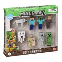 MINECRAFT 3D ERASERS - 8 PACK DELUXE BOX VER.A - thumbnail