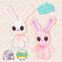 Spectron Peekapets bunny pluchen knuffel - wit - thumbnail
