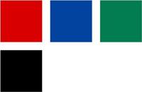 Staedtler Lumocolor permanent F DRY SAFE 318 WP4 Permanent marker Rood, Blauw, Groen, Zwart Watervast: Ja - thumbnail
