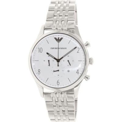 Emporio Armani Heren 43 mm stalen armband horloge AR1879