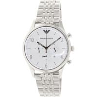 Emporio Armani Heren 43 mm stalen armband horloge AR1879 - thumbnail