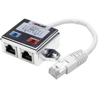 Intellinet RJ45 Netwerk Adapter CAT 5 [1x RJ45-stekker - 2x RJ45-bus] 0 m Zilver, Wit - thumbnail