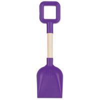 Yello schep kunststof/hout paars 38 cm - thumbnail
