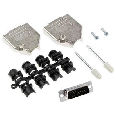 MH Connectors MHDTZK15HD26MS-K D-sub male connectorset 180 ° Aantal polen: 15 Soldeerkelk 1 stuk(s)