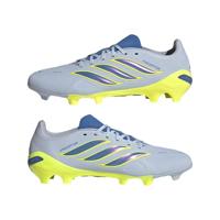 adidas Predator League Gras Voetbalschoenen (FG) Lichtblauw Blauw Geel - thumbnail
