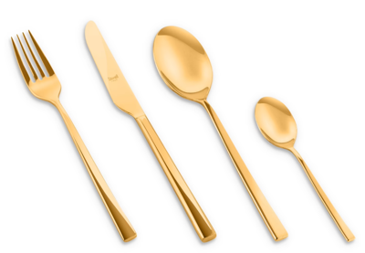 Mepra Bestekset Firenze Goud - RVS - 24 delig | 6 personen