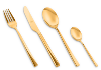 Mepra Bestekset Firenze Goud - RVS - 24 delig | 6 personen - thumbnail