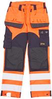 Blåkläder Multinorm inherent werkbroek 15891513 | High Vis Oranje/Marineblauw | Maat 56 - 7330509721025 - thumbnail