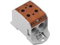 Weidmüller 2502730000 Doorgangsklem 47 mm Schroeven Bruin 1 stuk(s) - thumbnail