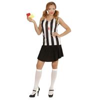 Scheidsrechter kostuum dames carnaval - thumbnail