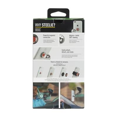 NITE Ize Steelie Windshield Mount Telefoonhouder voor in de auto 360° draaibaar Bevestigingswijze (auto): Zuignap