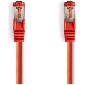 CAT6 S/FTP-Netwerkkabel | RJ45 Male - RJ45 Male | 15 m | Rood