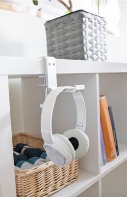 Delock 18450 Koptelefoonhouder Zilver