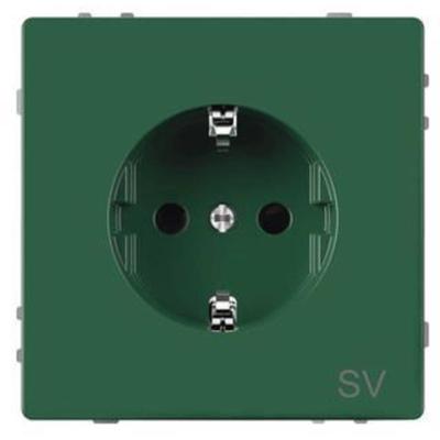 Merten MEG2300-6004 Wandcontactdoos System Design Groen 1 stuk(s)