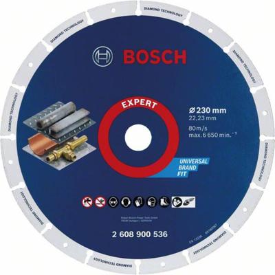 Bosch Accessoires Expert Diamond Metal Wheel grote doorslijpschijf 230 x 22,23 mm - 1 stuk(s) - 2608900536