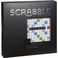 SCRABBLE - Scrabble Deluxe - Bordspel - Scrabble zwart en zilver met draaibord en inkepingssysteem - thumbnail