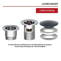 Schutte Design CLIC-CLAC Waste | met Overloop | 1 ¼“ x 65 mm| mat zwart - 98807420 98807420 - thumbnail
