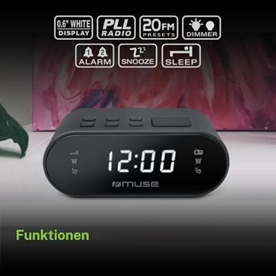 Radio alarmklok Muse M-10 CR - thumbnail