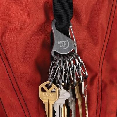 NITE Ize NI-KLK-11-R3 KeyRack Locker Sleutelkarabijn Zilver 1 stuk(s) NITE Ize NI-KLK-11-R3 KeyRack Locker Sleutelkarabijn Zilver 1 stuk(s)