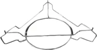 Own Grill heat deflector stand voor 21 inch bbq - thumbnail