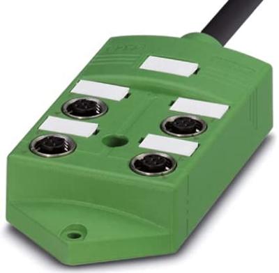 Phoenix Contact SACB-4/ 4- 5,0PUR SCO 1516962 Passieve sensor/actorbox M12-verdeler met metalen schroefdraad 1 stuk(s) Piece Phoenix Contact SACB-4/ 4- 5,0PUR SCO 1516962 Passieve sensor/actorbox M12-verdeler met metalen schroefdraad 1 stuk(s) Piece