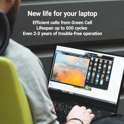 Green Cell DE128V2 laptop reserve-onderdeel Batterij/Accu - thumbnail