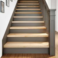 VidaXL Traptreden 2 st 100x25x2 cm onbehandeld massief eikenhout - thumbnail