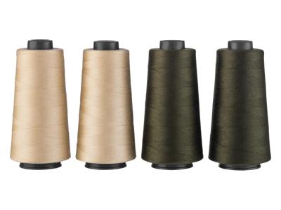 crelando Overlock naaigaren (naturel/olijfgroen) crelando Overlock naaigaren (naturel/olijfgroen)