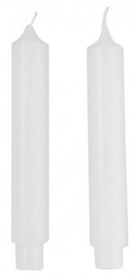 Amscan Lampion kaarsen wit 1,8 x 10,5 cm set van 2 | 40 stuks