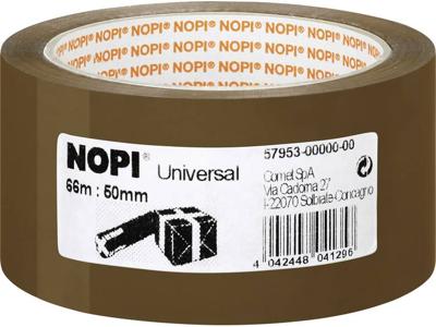 Nopi UNIVERSAL 57953-00000-00 Pakband Bruin (l x b) 66 m x 50 mm 1 stuk(s)