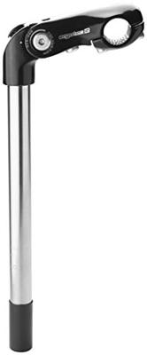 Ergotec Stuurpen 25.4mm verstelbaar xl zwart/rvs 300/90mm