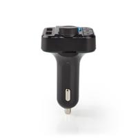 FM-Audiotransmitter voor Auto | Gefixeerd | Handsfree bellen | 0.8 " | LED-Scherm | Bluetooth® | 5.0 V DC / 1.0 A / 5.0 V DC / 2.4 A | Bass boost | Google Assistant / Siri | Zwart - thumbnail