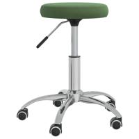 VidaXL Massagekruk fluweel donkergroen - thumbnail