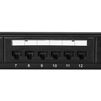 LogiLink NP0004 24 poorten Patchpaneel 483 mm (19) CAT 6 1 HE Meerdere kleuren - thumbnail