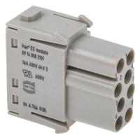HARTING 09140083101 Connector Han® C-Modul 8 + PE Crimpen 1 stuk(s) Piece - thumbnail