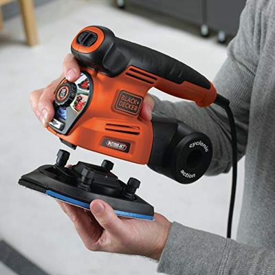 BLACK+DECKER KA280K 220W 4IN1 Multischuurmachine | Vlak-, detail-, en excentrische schuurzool | 4x profielpunten | 1x Schuurvinger | 14x Schuurvellen - thumbnail