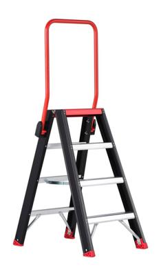 Altrex dubbel oploopbare trap - Taurus - TDO 4 - max. werkhoogte 2,95 m - 2 x 4 treden