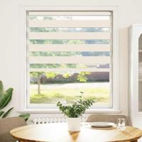 VidaXL Zebra rolgordijn 95x150 cm stofbreedte 90,9 cm marmerbeige - thumbnail