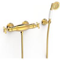 Douchemengkraan Tres Clasic Incl handdouche Goud Tres - thumbnail