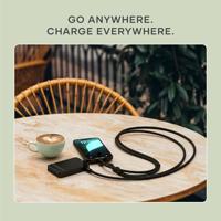 Satechi OntheGo crossbody lanyard USB-C cable - Black - thumbnail