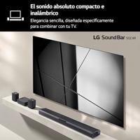 LG Electronics SQC4R.DEUSLLK Soundbar Zwart Incl. draadloze subwoofer, Wandbevestiging, Bluetooth - thumbnail